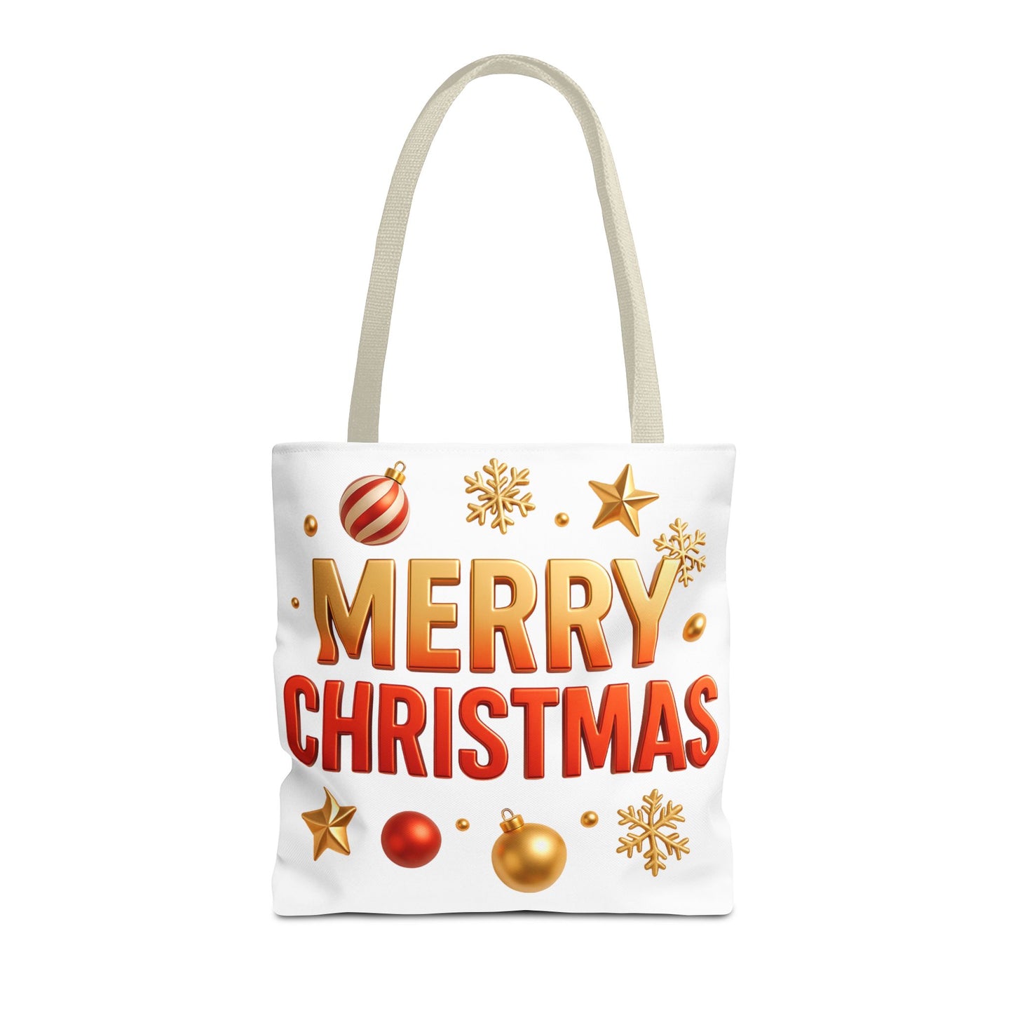 Christmas Tote Bag - Merry Christmas Holiday Shopper
