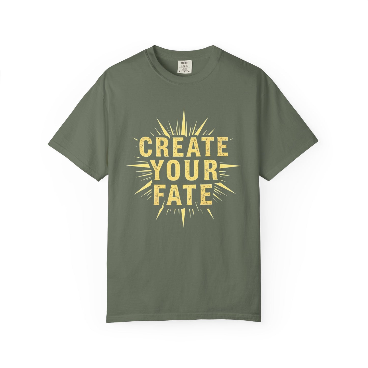 Unisex Garment-Dyed T-Shirt - 'Create Your Fate' Inspirational Tee, Motivational Shirt for Dreamers, Gift for Friends, Casual Wear, [...]