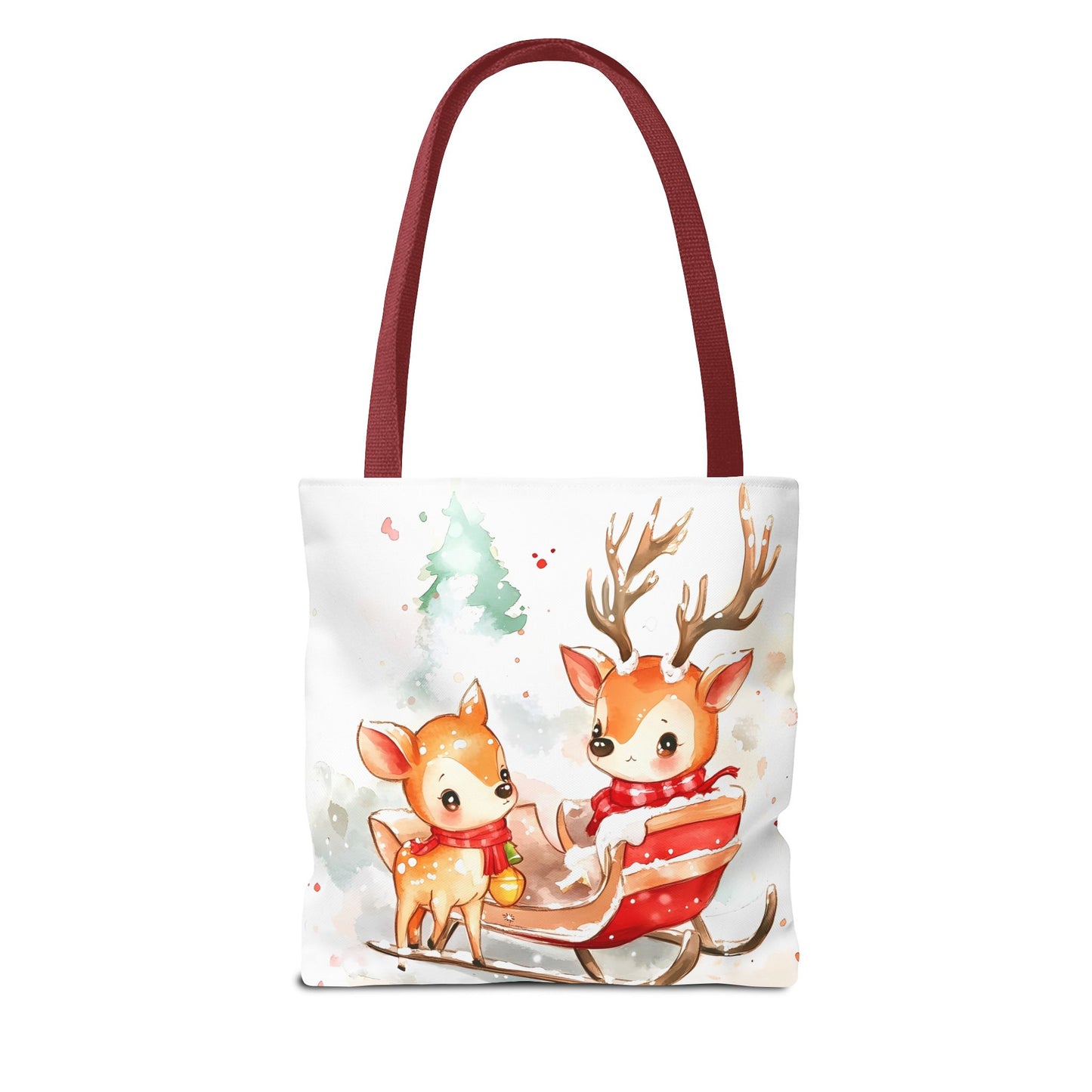 Christmas Deer Tote Bag