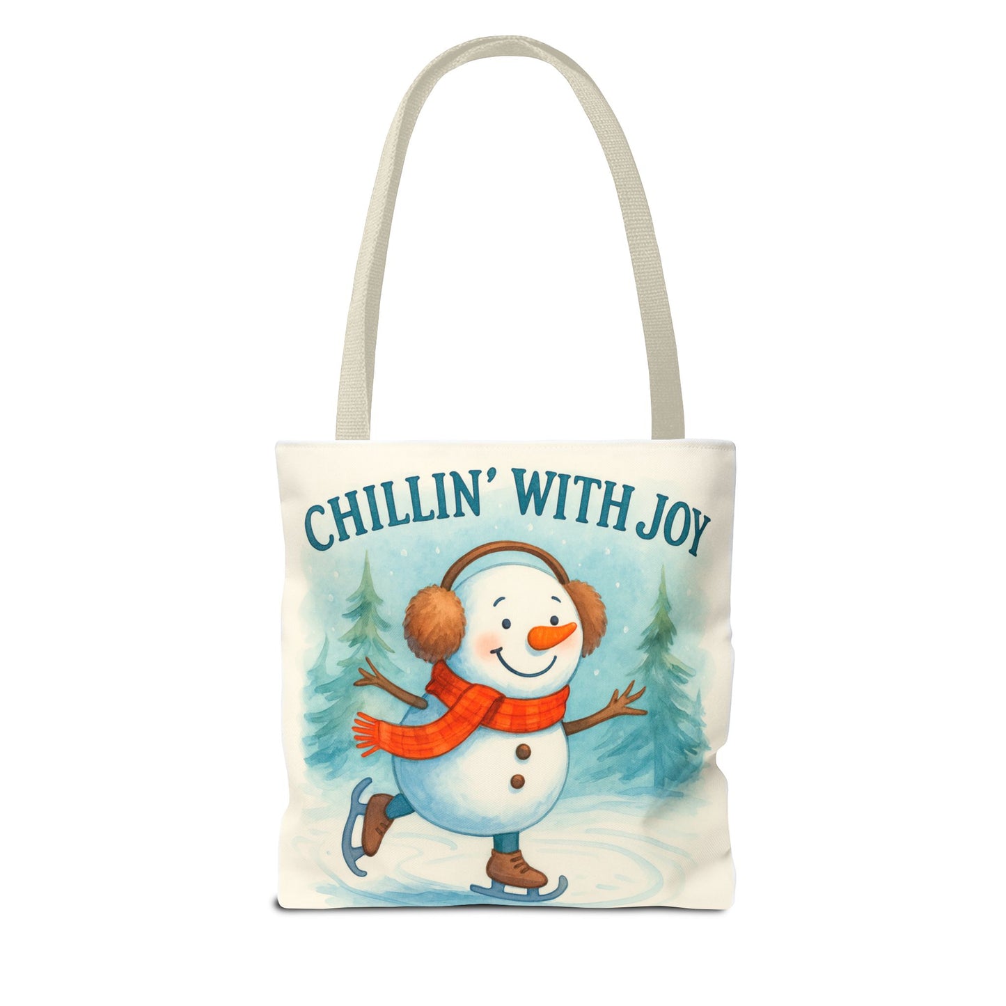 Chillin' With Joy Holiday Tote Bag