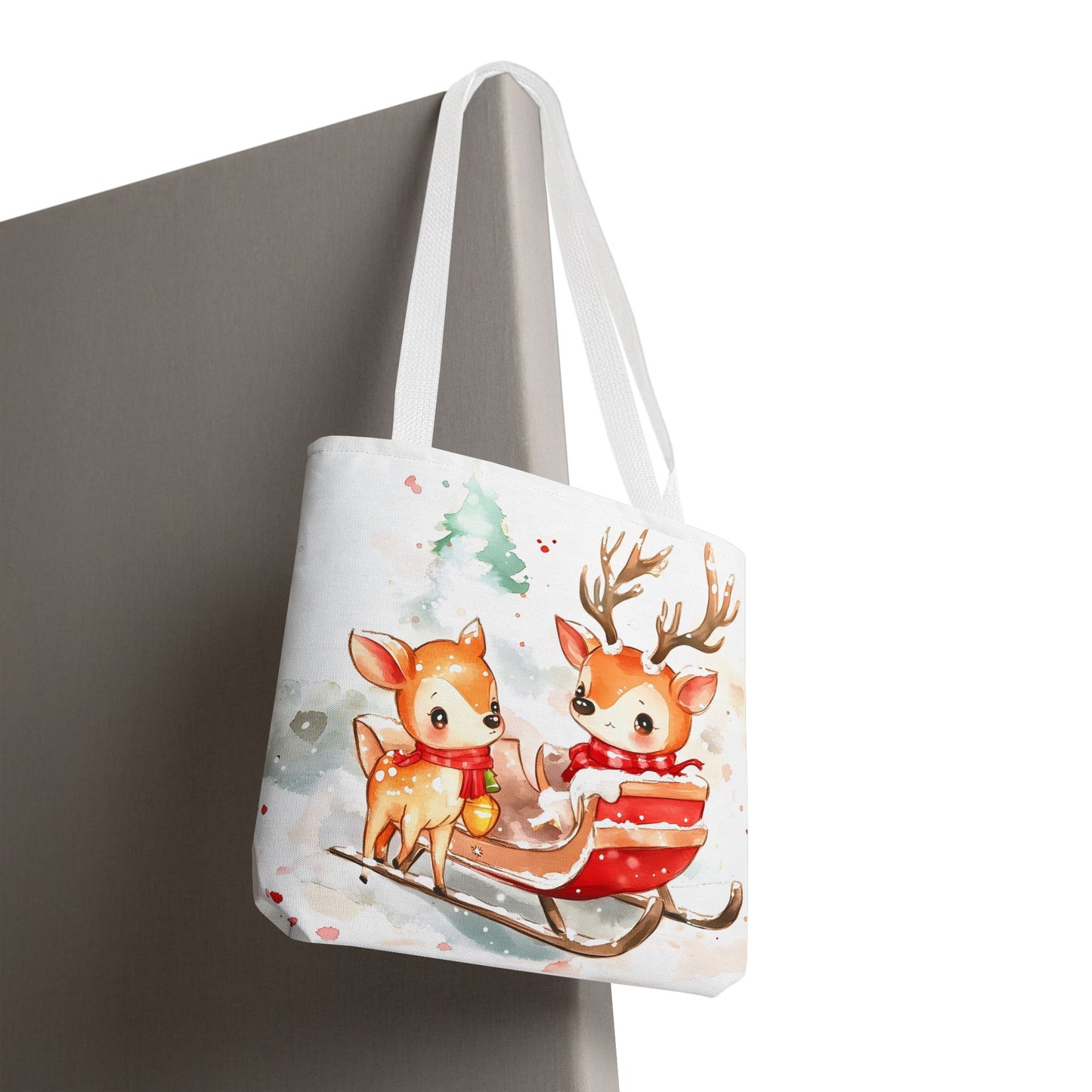 Christmas Deer Tote Bag
