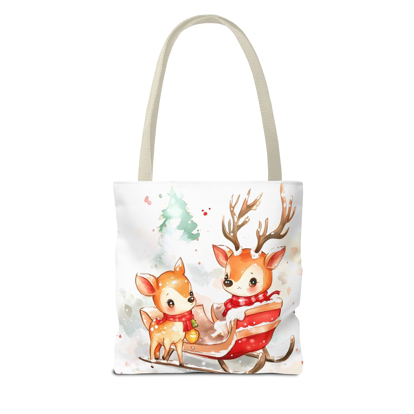 Christmas Deer Tote Bag