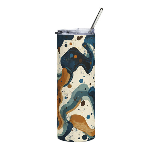 Artistic Stainless Steel Tumbler - Stylish 20oz Travel Cup, Modern Coffee Mug, Colorful Insulated Drinkware, Perfect for Gifts, Home, [...]