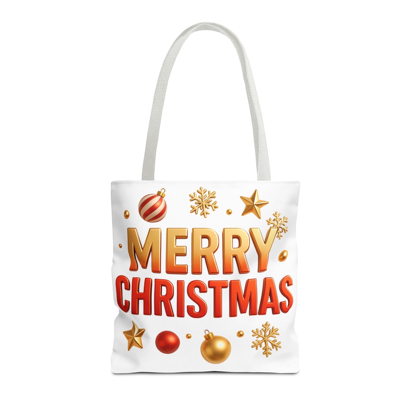 Christmas Tote Bag - Merry Christmas Holiday Shopper