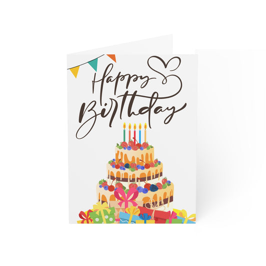 Happy Birthday Greeting Cards Set - 1, 10, 30, or 50pcs