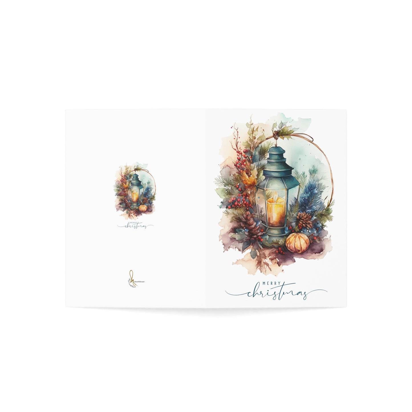 Christmas Lantern Greeting Cards - Sets of 1, 10, 30, or 50