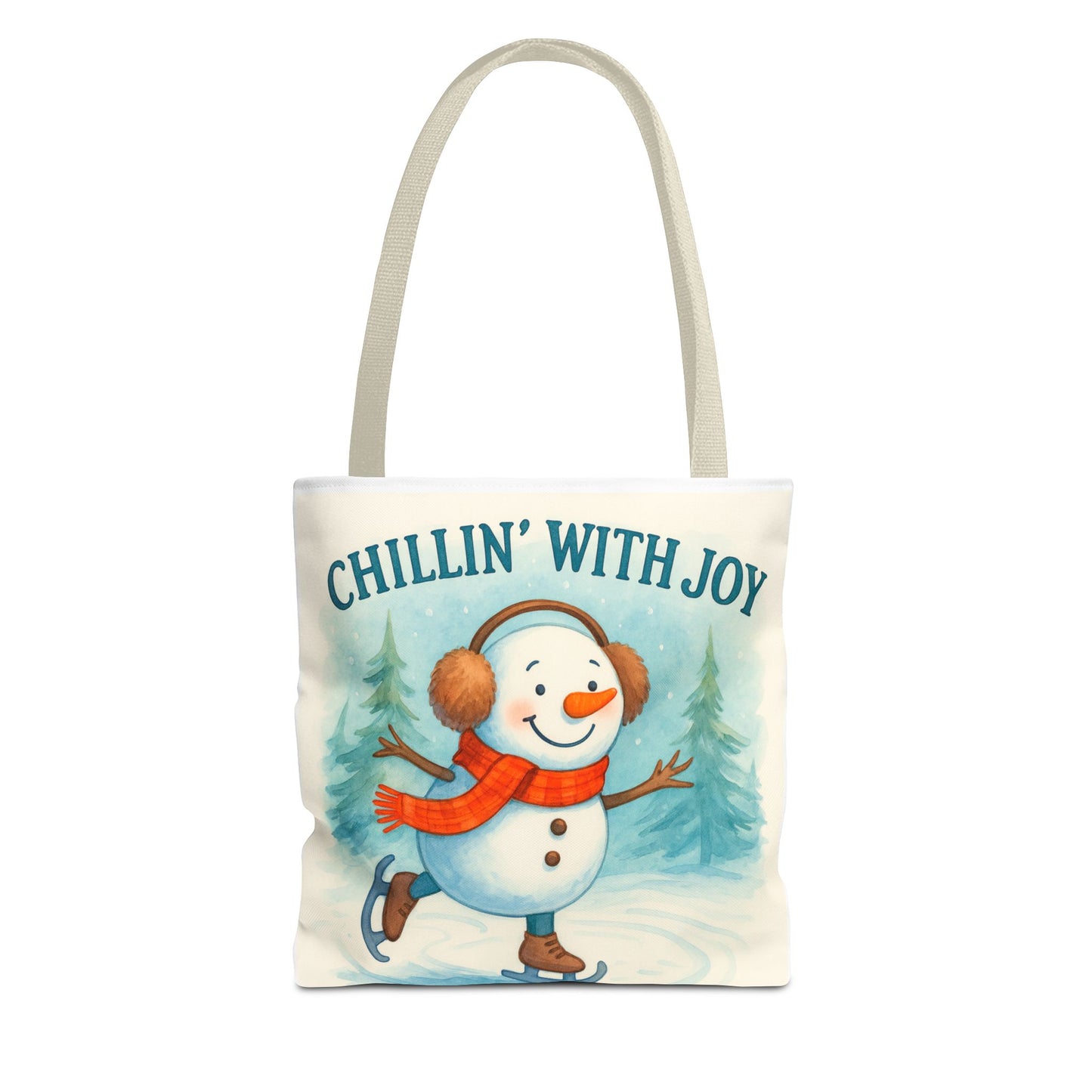 Chillin' With Joy Holiday Tote Bag