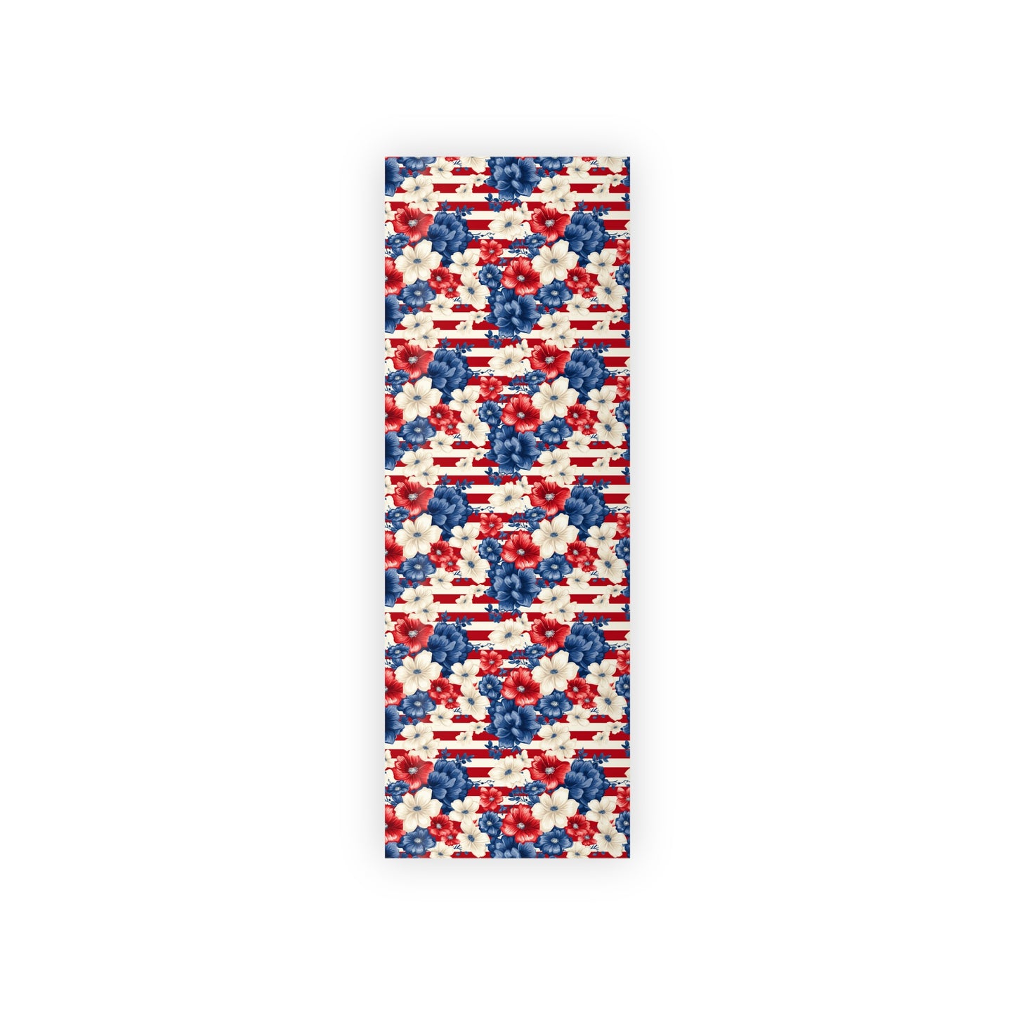 Patriotic Floral Gift Wrapping Paper, Ideal for Celebrations, Holidays, and Special Occasions, Red White Blue Design, Wrap Gifts with [...]