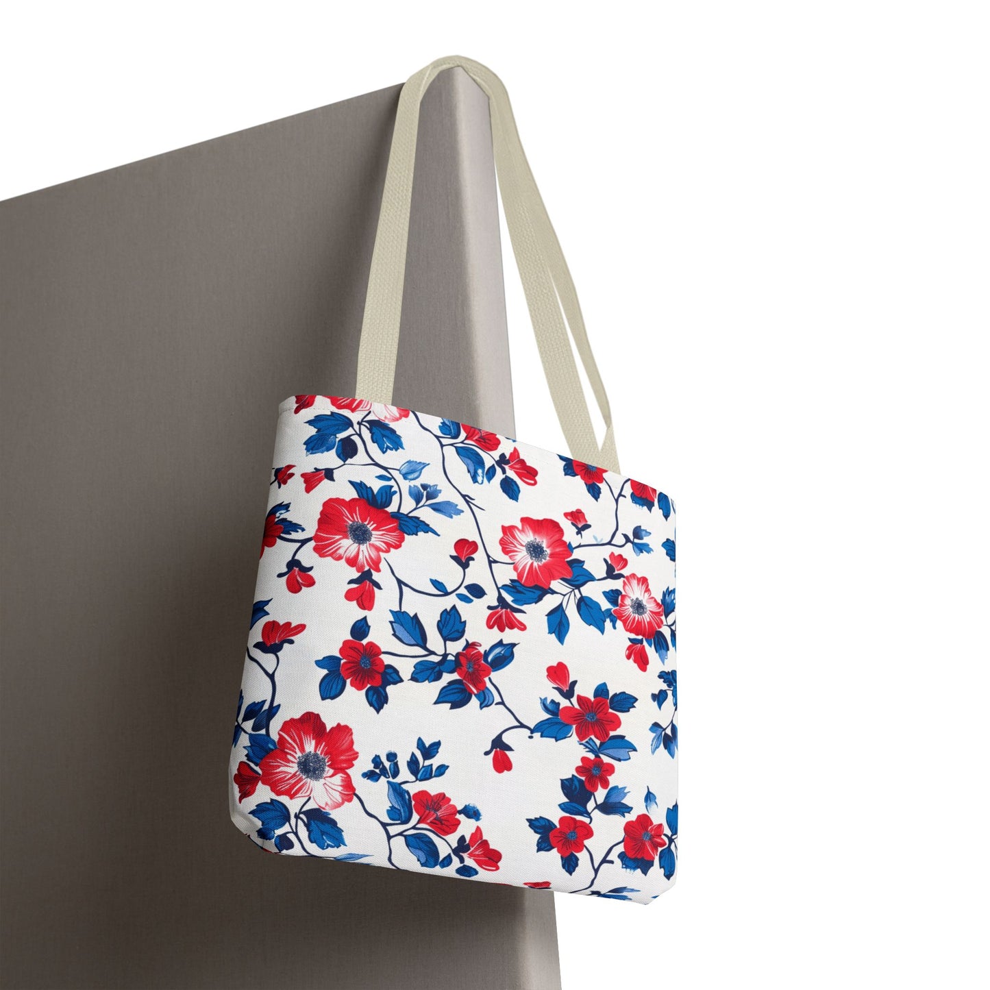 Floral Print Tote Bag, Perfect for Everyday Use, Shopping, Beach Days, Mother’s Day Gift, Eco-Friendly Carryall