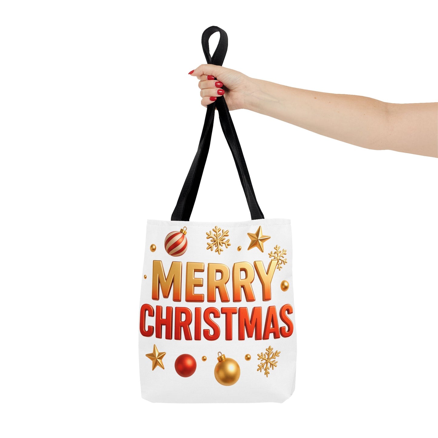 Christmas Tote Bag - Merry Christmas Holiday Shopper