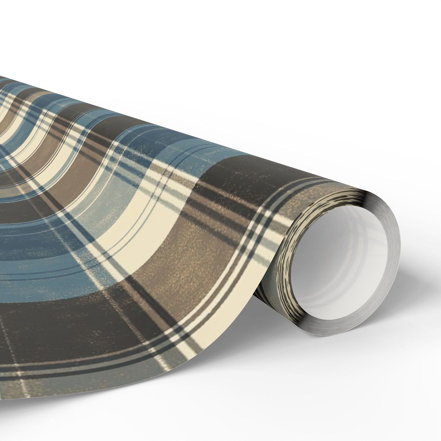 Plaid Wrapping Paper Roll, Rustic Gift Wrap for Holidays, Birthday, and Special Occasions