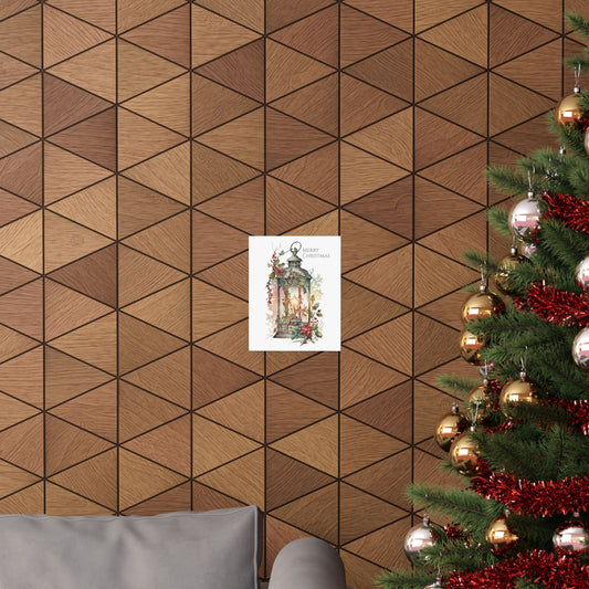 Christmas Lantern Matte Poster