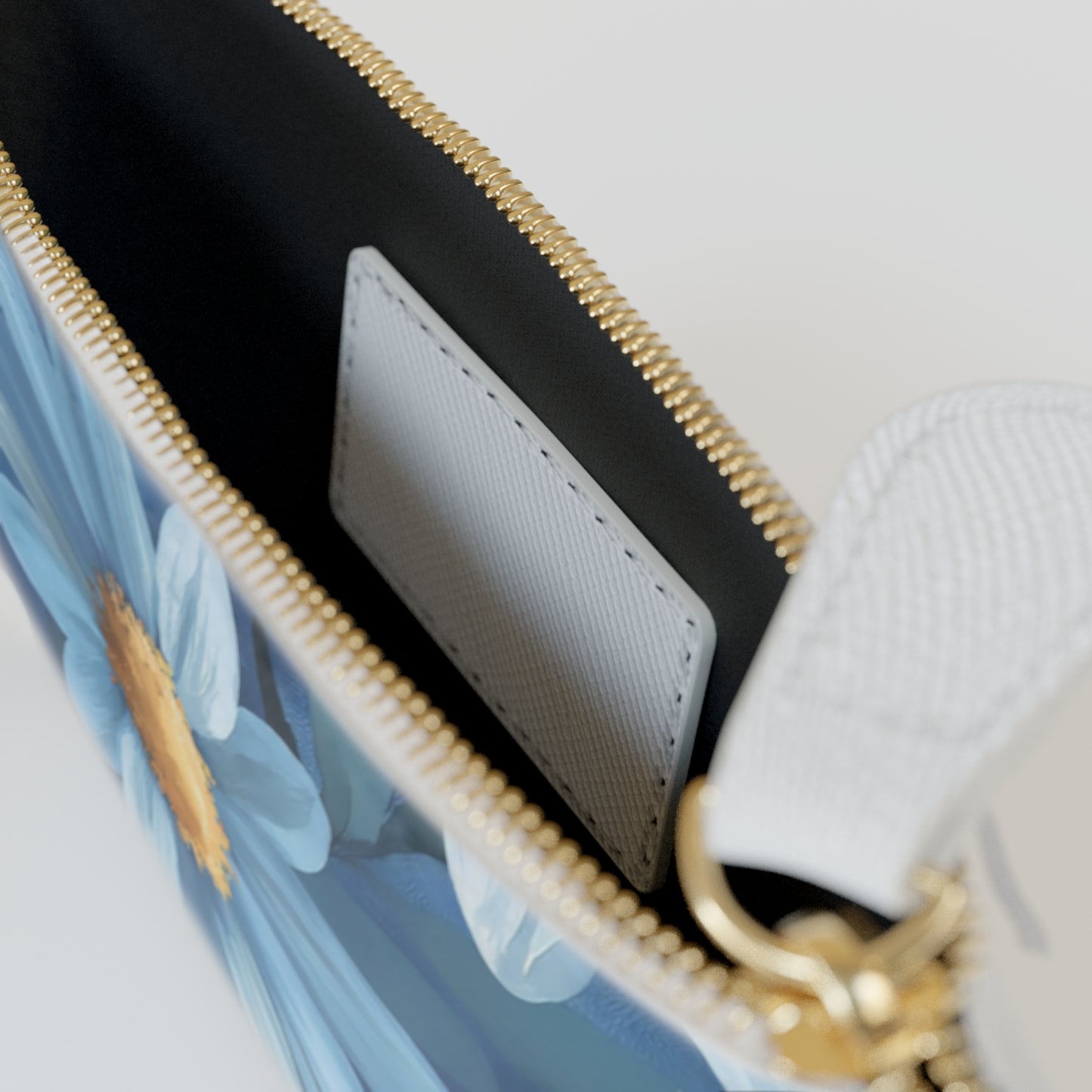 Daisy Floral Mini Clutch Bag - Summer Accessory, Cute Makeup Pouch, Gift for Her, Stylish Wallet for Travel, Chic Evening Bag