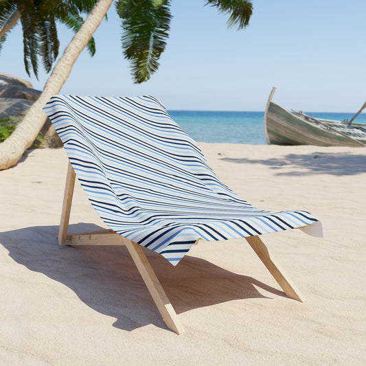 Stylish Striped Beach Towel for Summer Vacations, Pool Days, Outdoor Adventures, Gift for Beach Lovers, Travel Essential