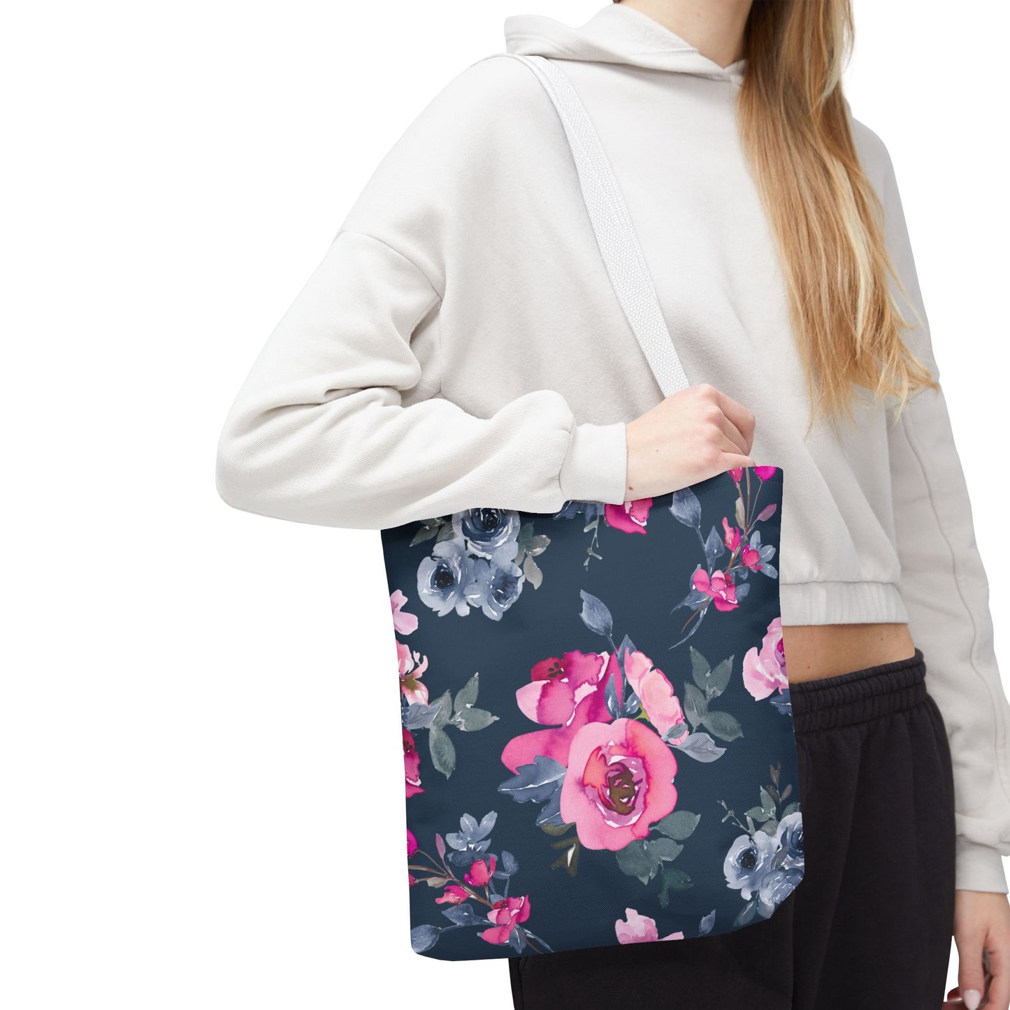 Floral Print Tote Bag, Stylish Carryall for Every Occasion, Eco-Friendly Shopping Bag, Travel Tote, Gift for Her