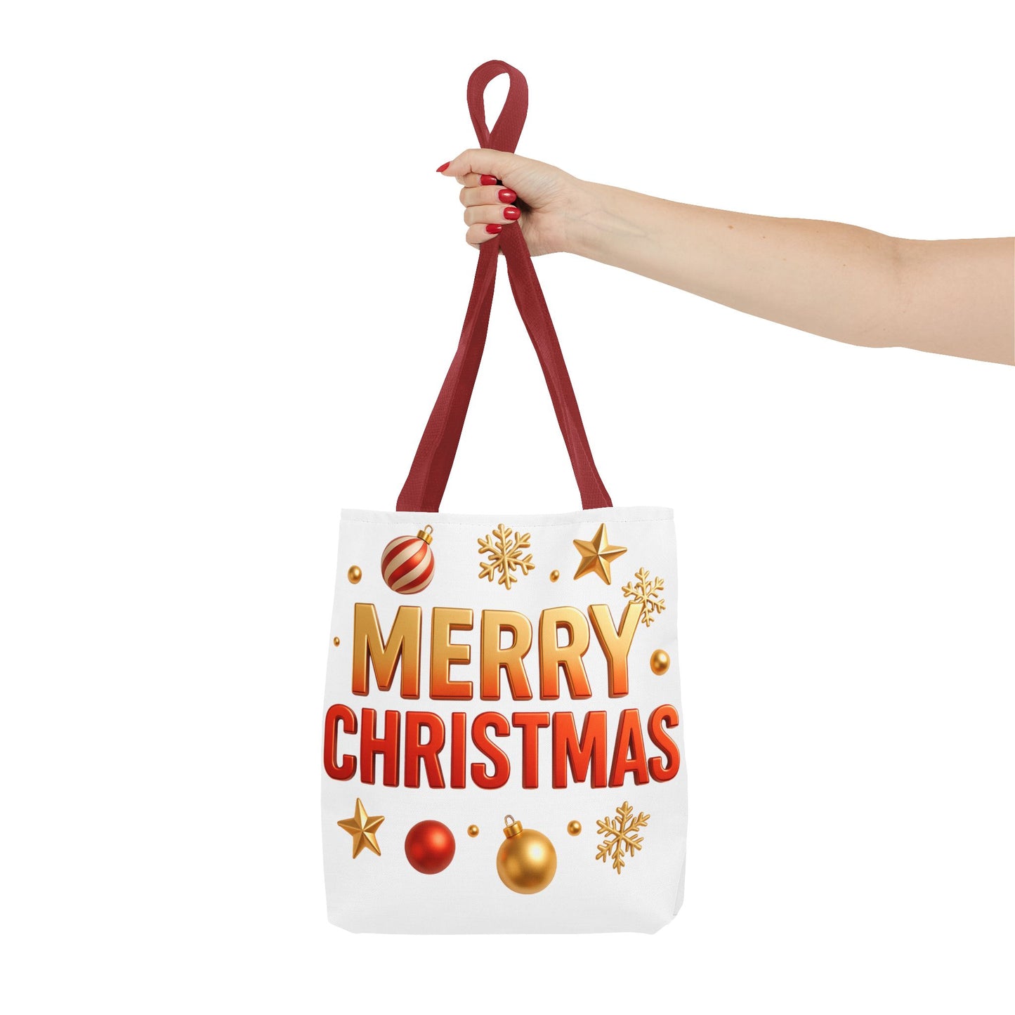 Christmas Tote Bag - Merry Christmas Holiday Shopper