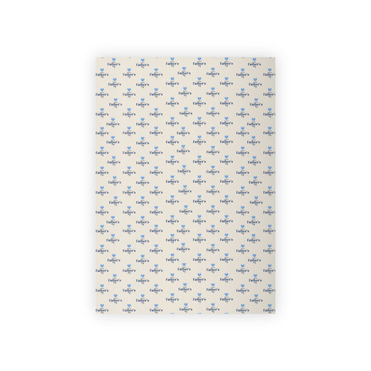 Father's Day Gift Wrapping Paper Roll - Stylish & Heartfelt Design
