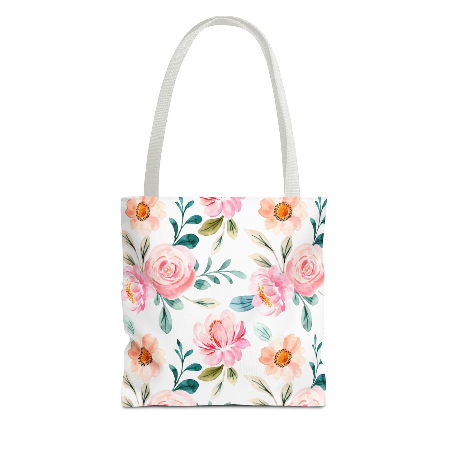 Floral Print Tote Bag, Stylish Shopping, Eco-Friendly Gift, Beach Bag, Floral Tote, Everyday Carryall