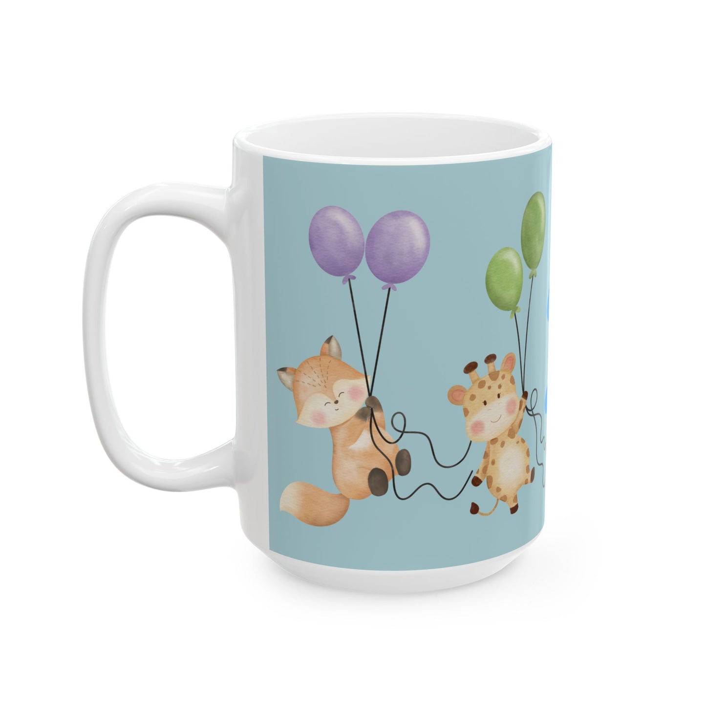Birthday Animal-Themed Ceramic Mug - 11oz & 15oz