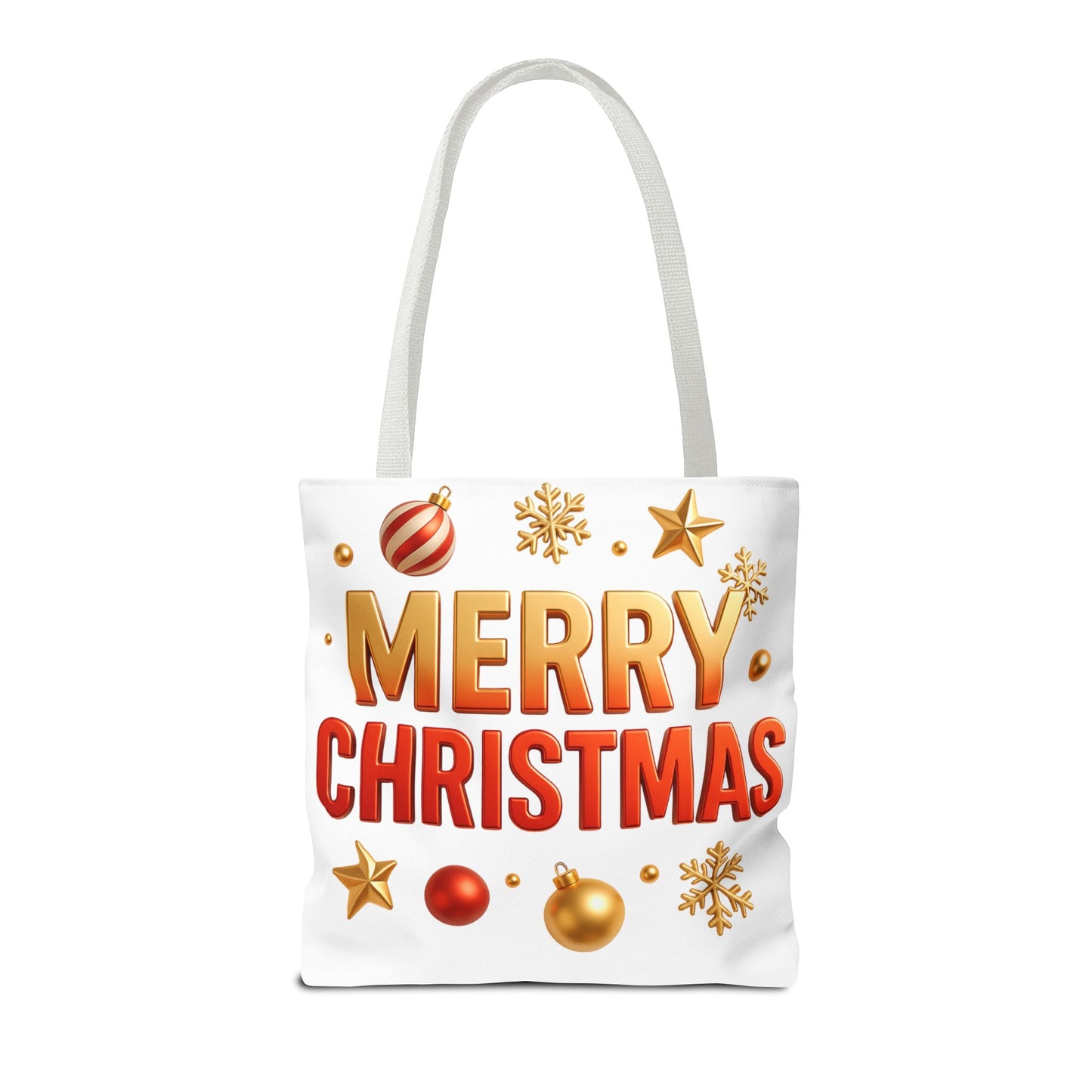 Christmas Tote Bag - Merry Christmas Holiday Shopper