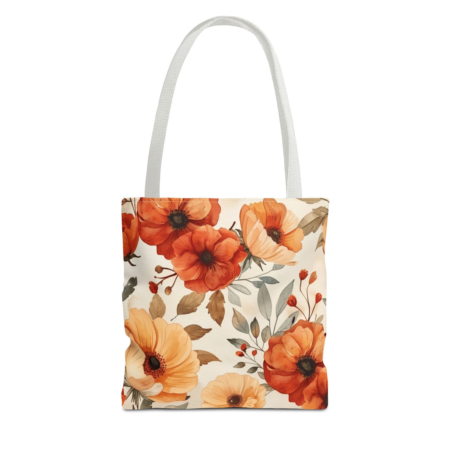 Floral Tote Bag - Boho Chic Reusable Shopping Bag, Gift for Her, Summer Beach Bag, Eco-Friendly Carryall, Everyday Handbag