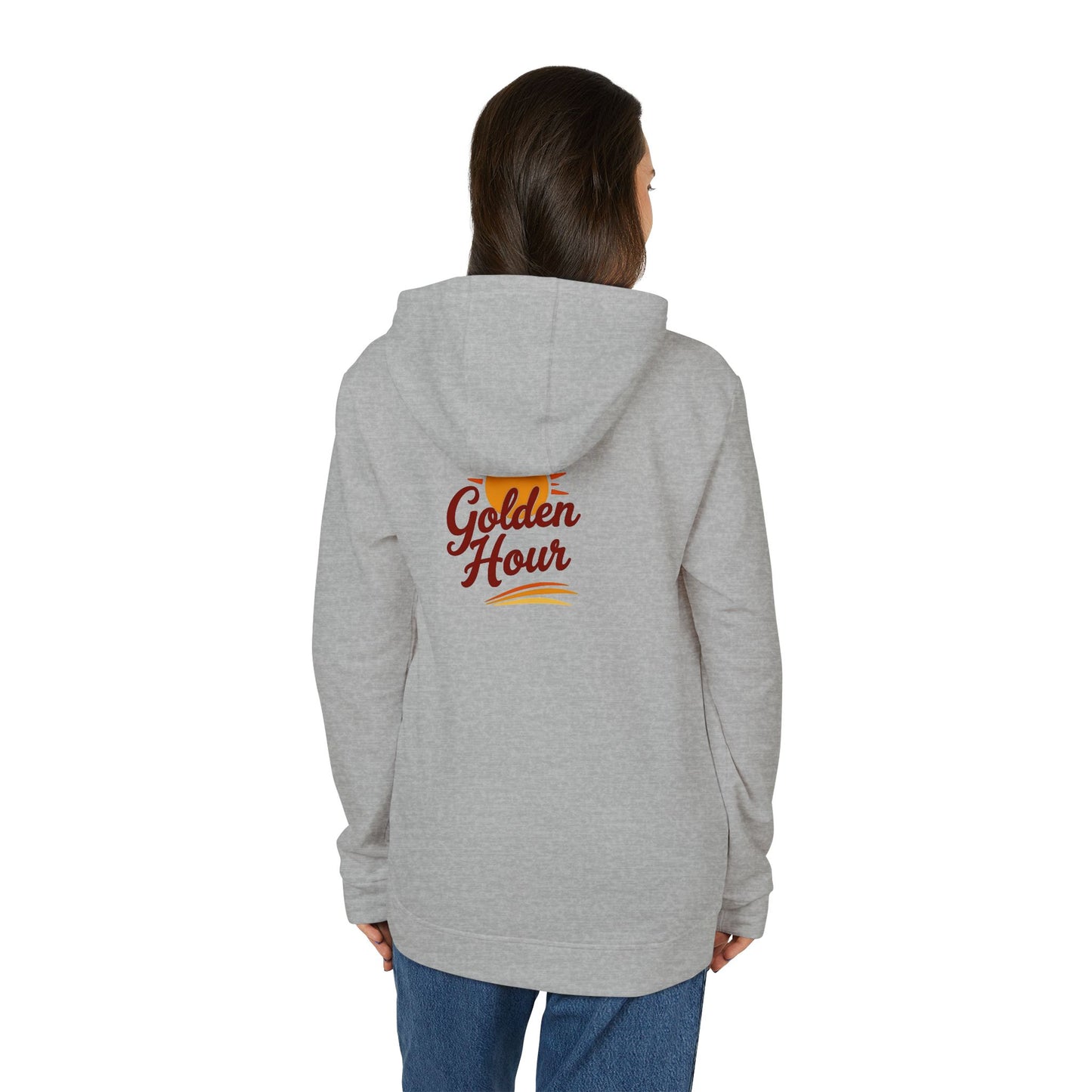 Golden Hour Fleece Hoodie - Cozy Unisex Sweatshirt for Travel, Casual Wear, Gift for Friends, Fall Fashion, Hoodie for Relaxing