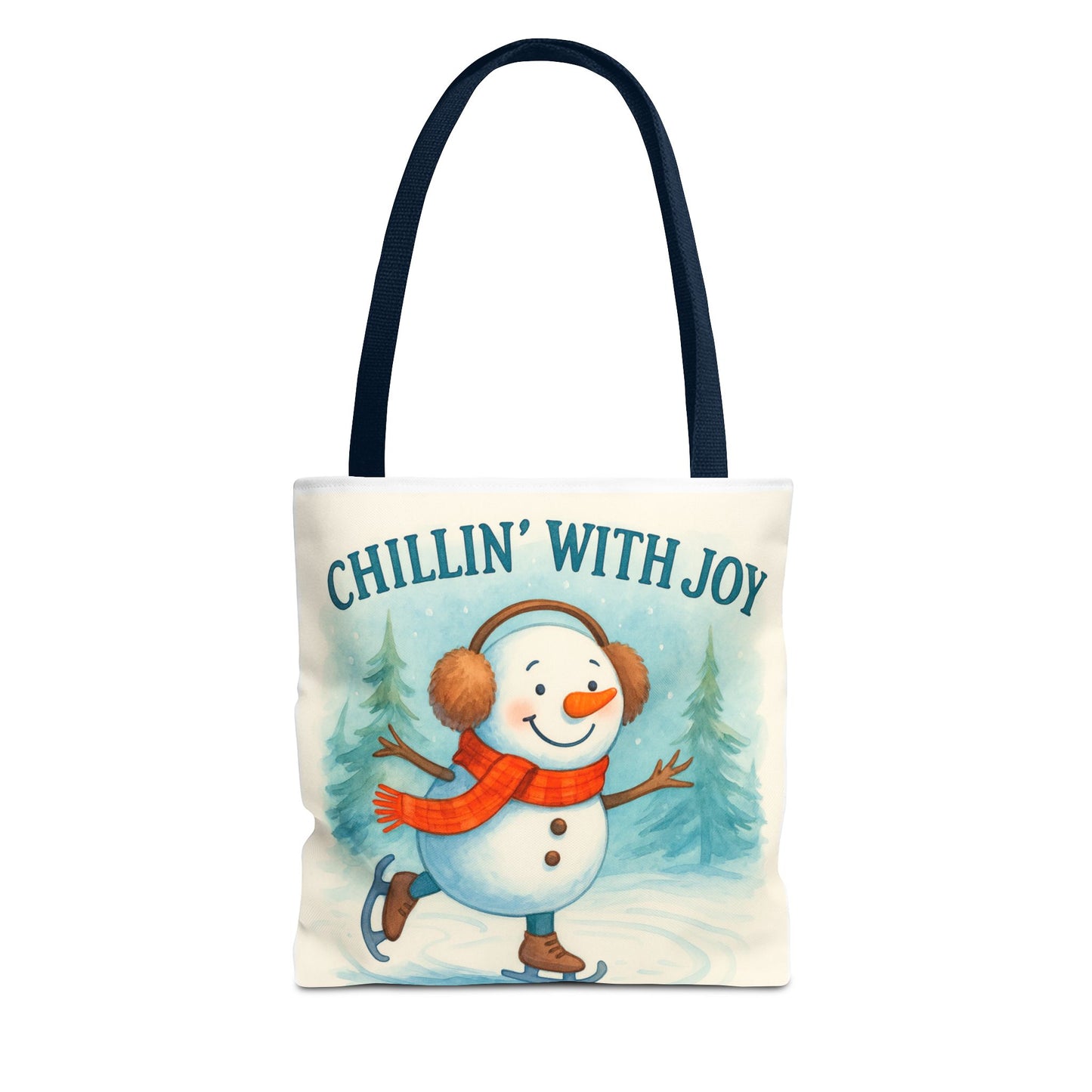 Chillin' With Joy Holiday Tote Bag