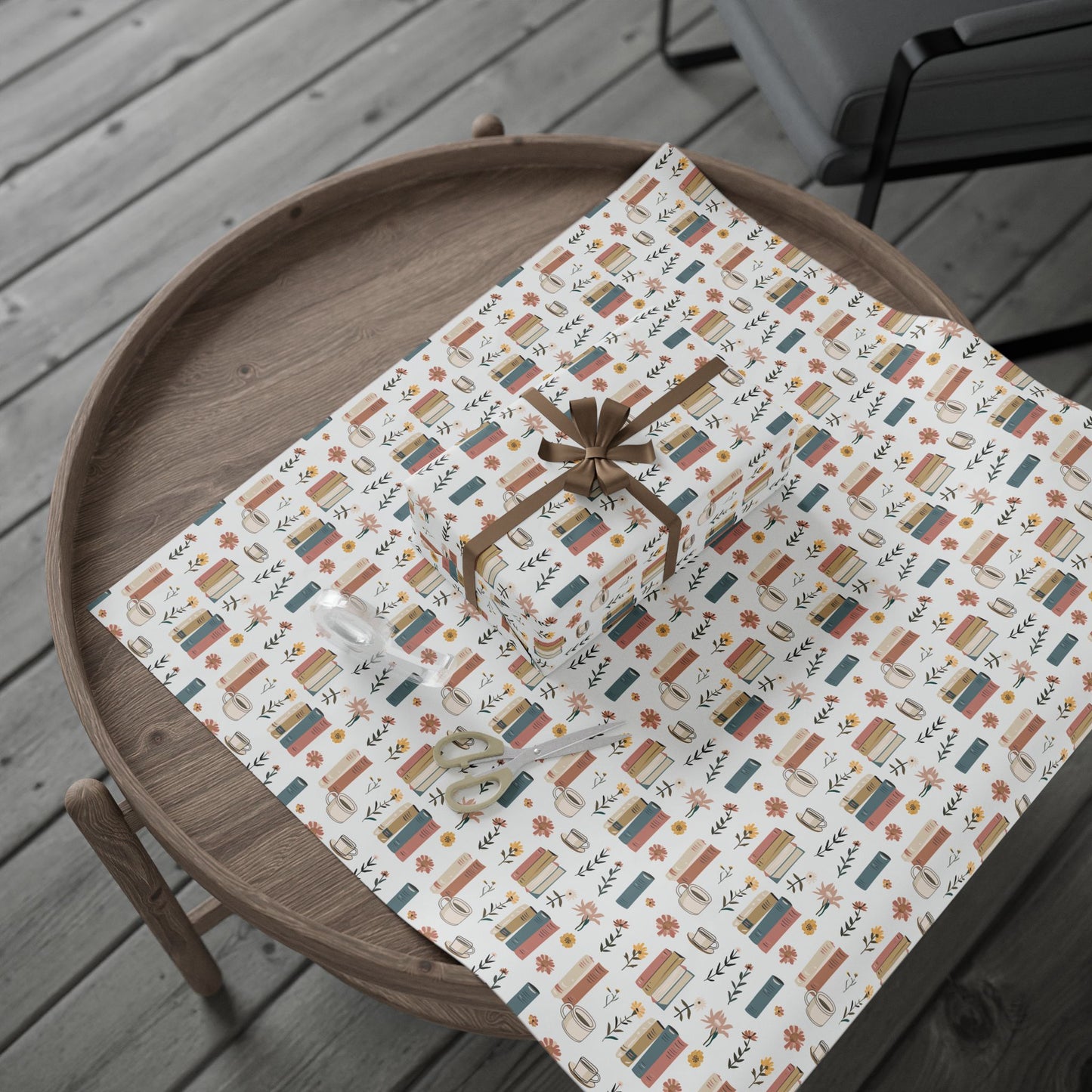 Charming Book-Themed Wrapping Paper, Perfect for Book Lovers, Gift Wrap for Holidays, Birthdays, and Celebrations, Eco-Friendly Decor, [...]