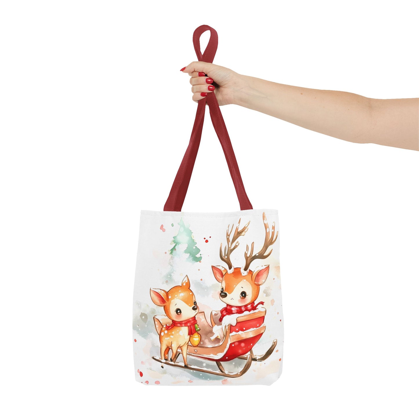 Christmas Deer Tote Bag