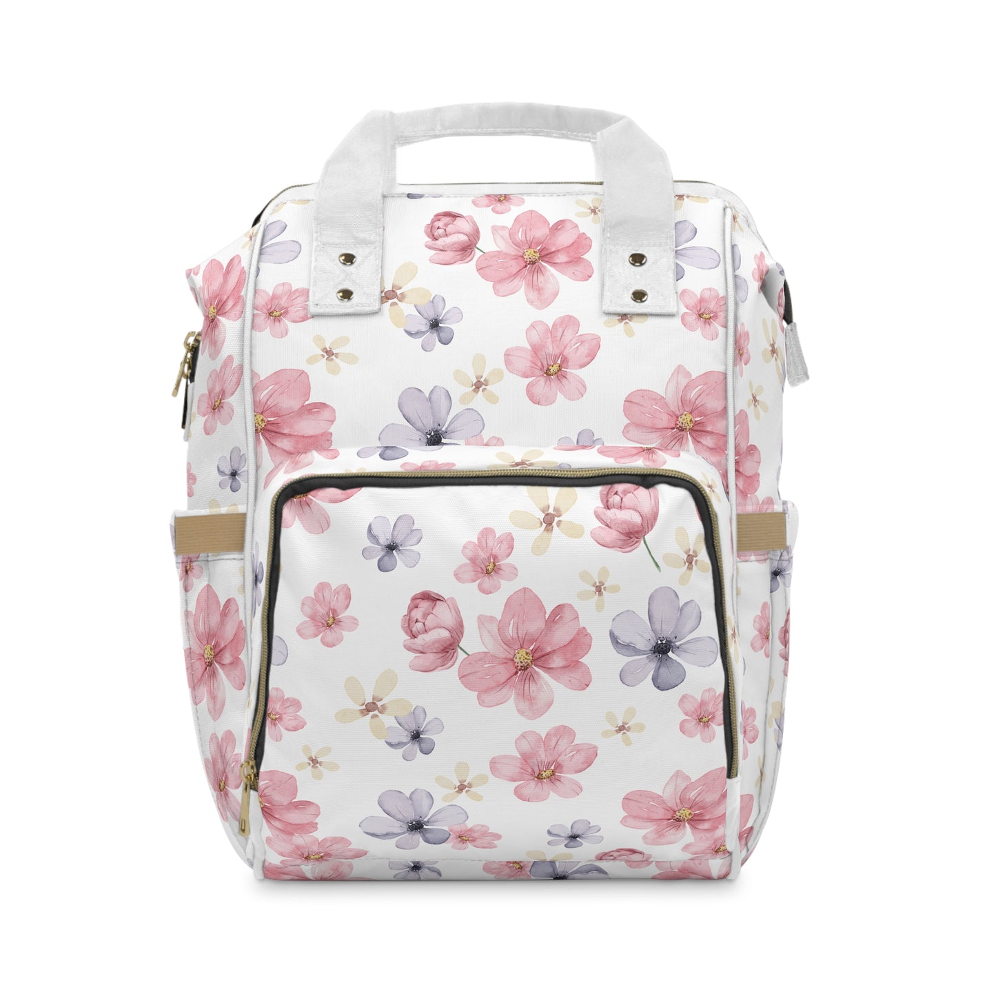 Floral Multifunctional Diaper Backpack - Stylish Baby Bag, Floral Baby Backpack, Mom Life Essentials, Travel Diaper Backpack, Baby [...]