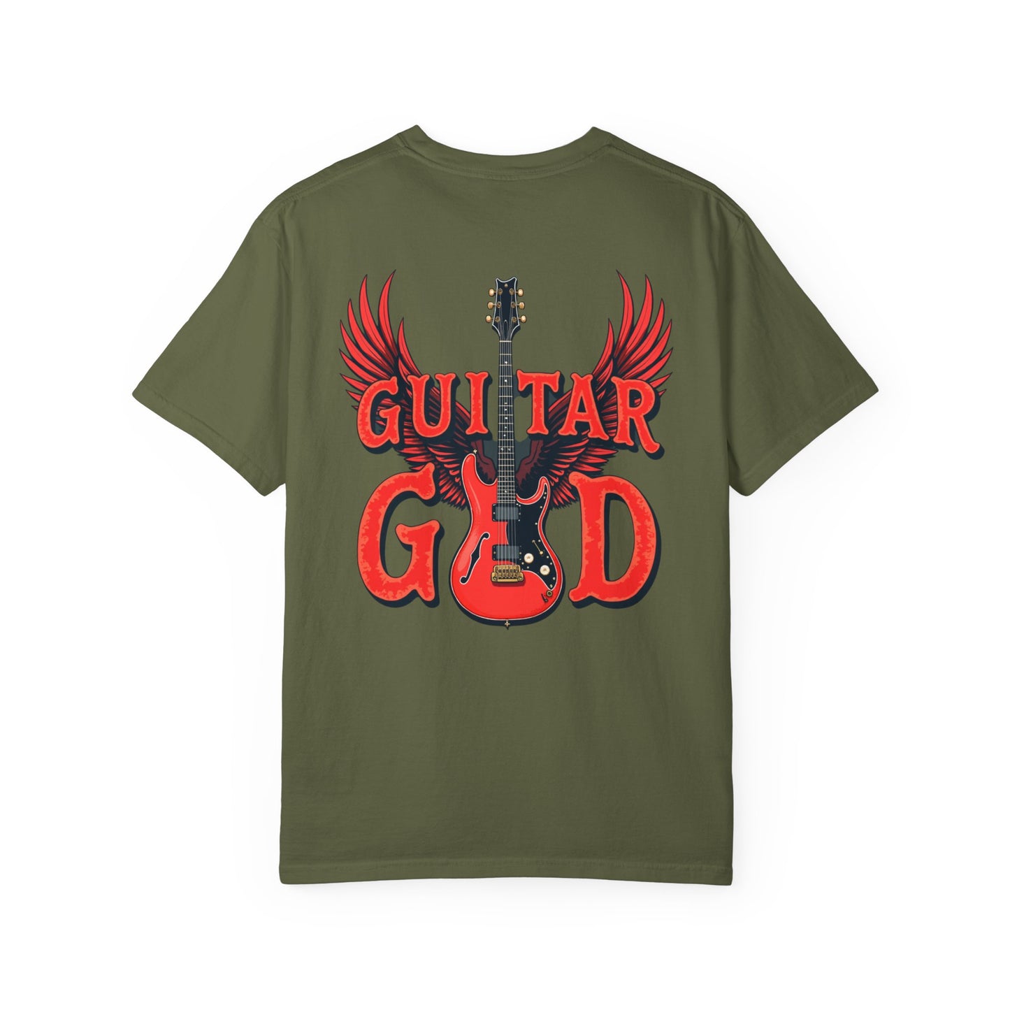 Guitar God T-Shirt, Music Lover Gift, Unisex Graphic Tee, Rock & Roll Apparel, Concert Outfit, Gift for Musicians