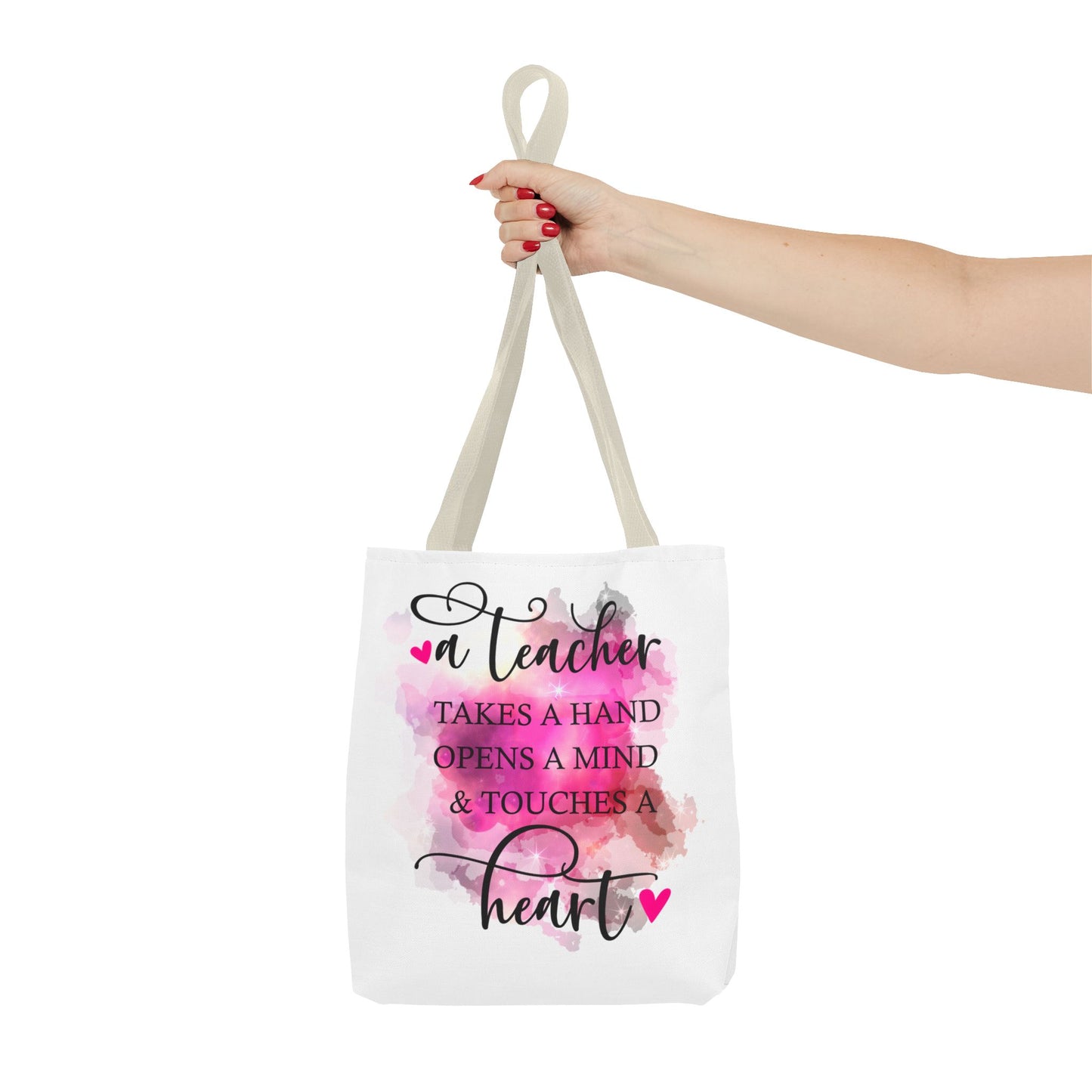 Heartfelt Teacher Tote Bag | Perfect Gift for Educators, Back to School, Teacher Appreciation, Sustainable Style