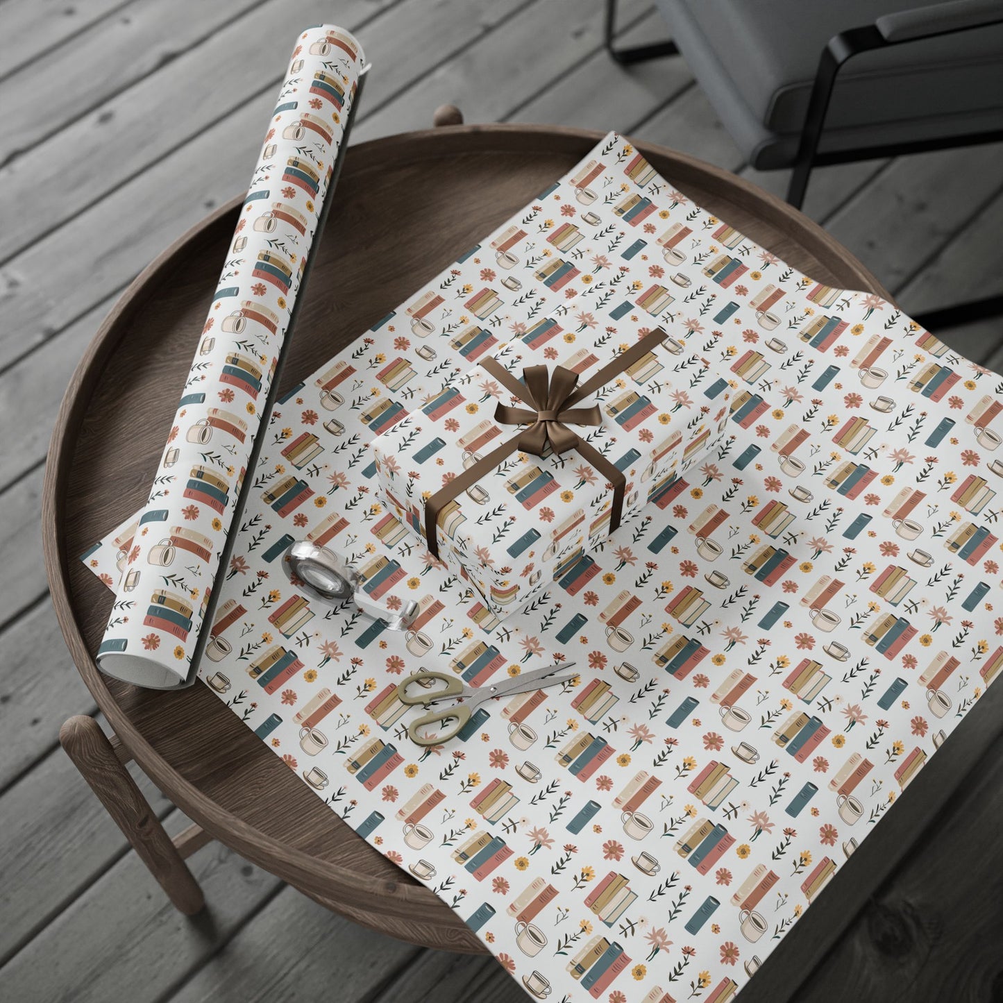 Charming Book-Themed Wrapping Paper, Perfect for Book Lovers, Gift Wrap for Holidays, Birthdays, and Celebrations, Eco-Friendly Decor, [...]