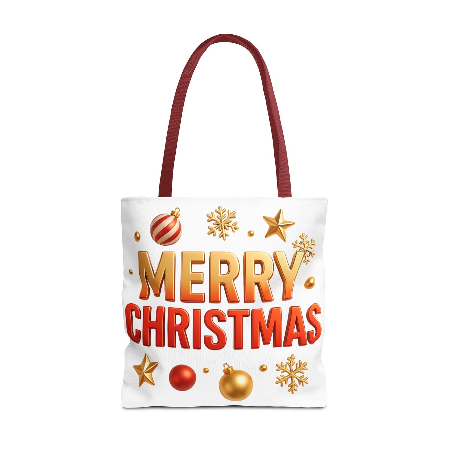 Christmas Tote Bag - Merry Christmas Holiday Shopper