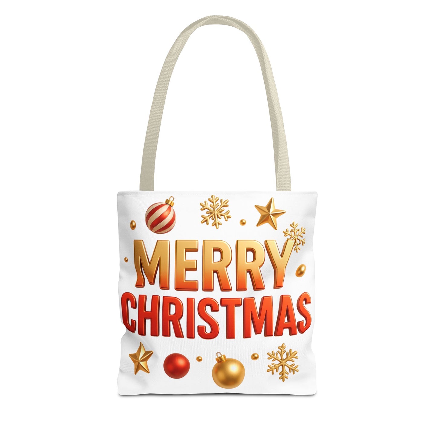 Christmas Tote Bag - Merry Christmas Holiday Shopper