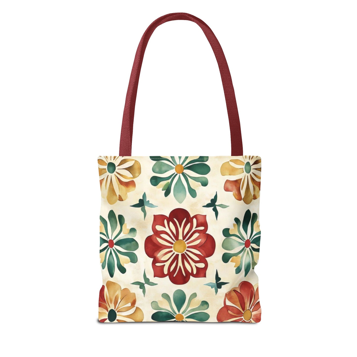 Boho Floral Tote Bag, Stylish Canvas Shopper, Eco-Friendly Bag, Beach, Travel, Grocery, Gift for Her