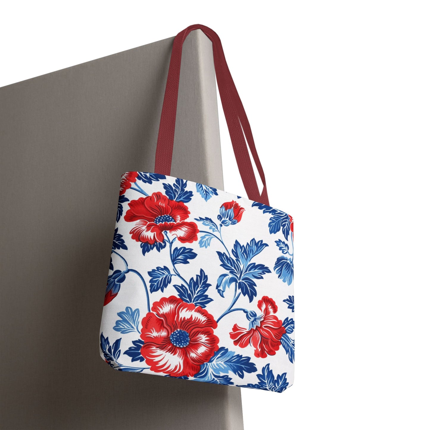 Floral Print Tote Bag for Everyday Use, Stylish Shopper, Reusable Grocery Bag, Gift for Her, Beach or Travel Accessory