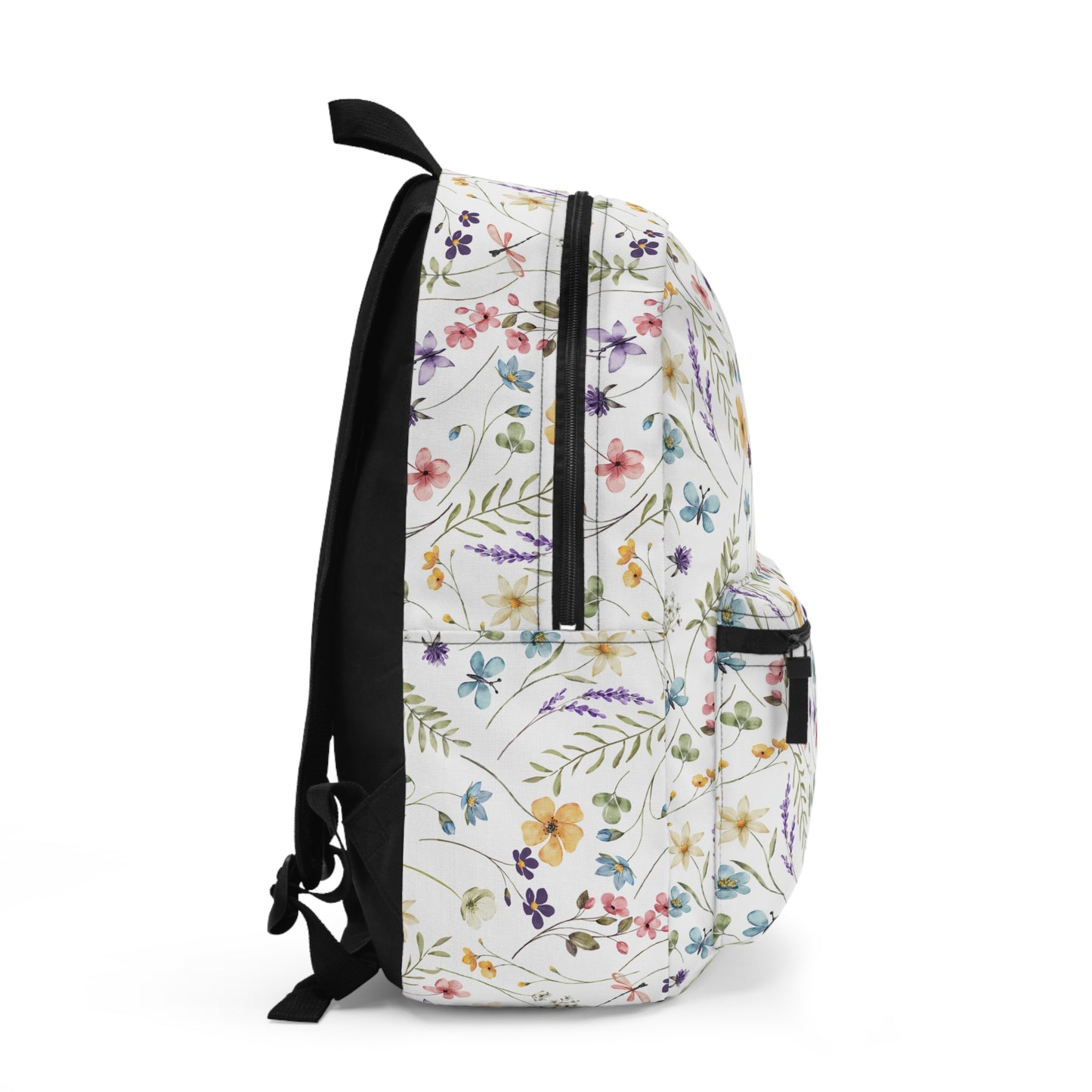 Floral Print Backpack - Stylish and Functional, Perfect for School, Travel, Nature Lovers, Gift for Her, Back to School