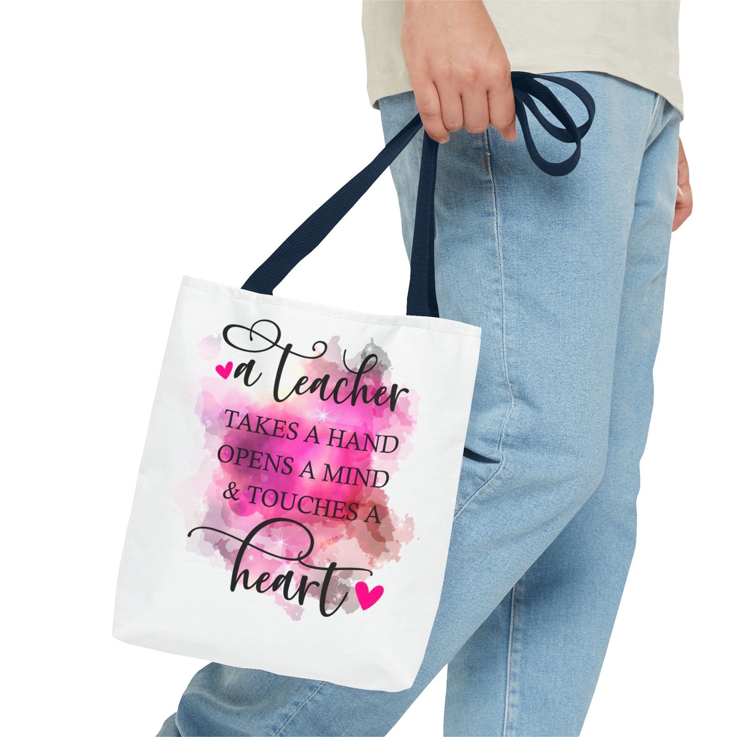Heartfelt Teacher Tote Bag | Perfect Gift for Educators, Back to School, Teacher Appreciation, Sustainable Style