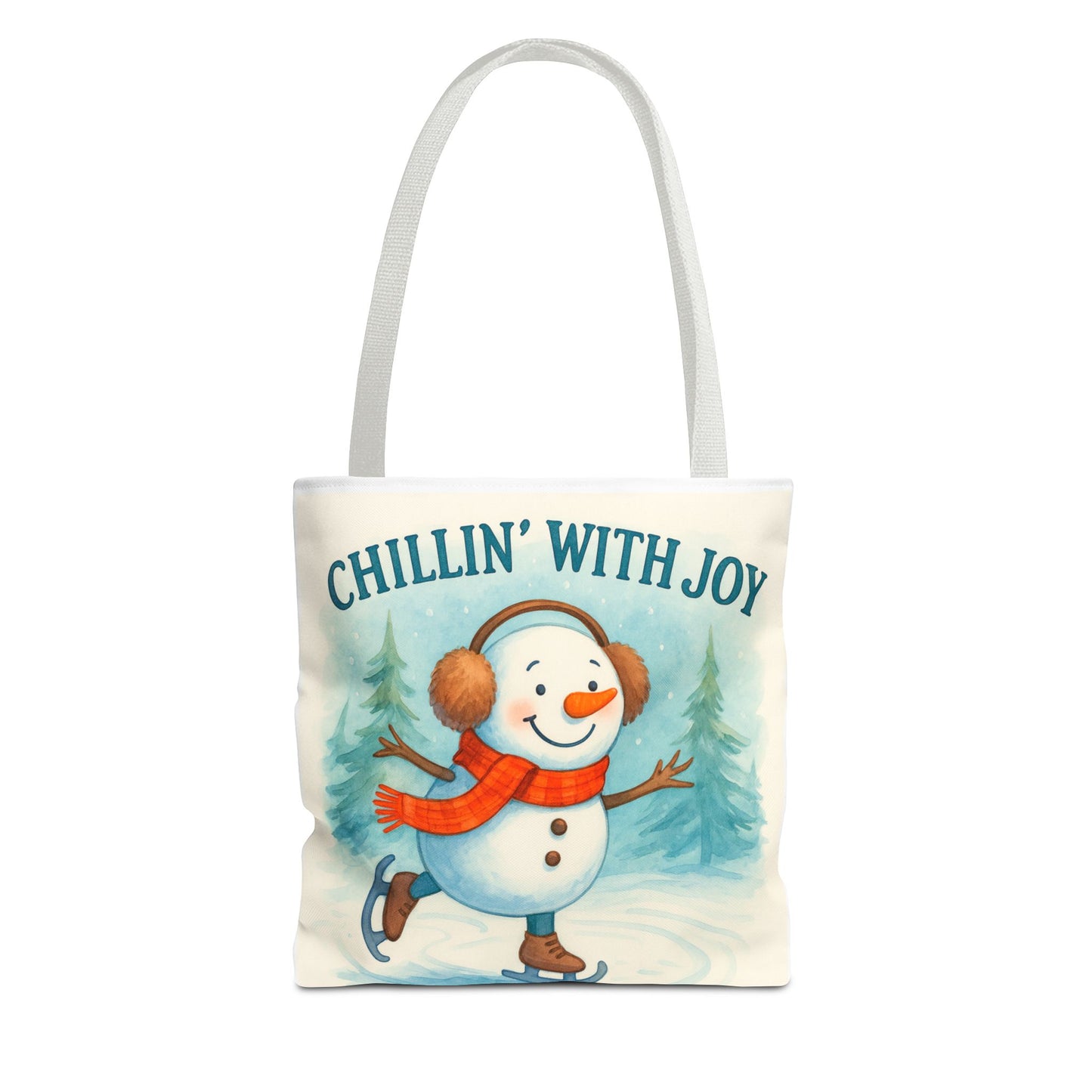 Chillin' With Joy Holiday Tote Bag