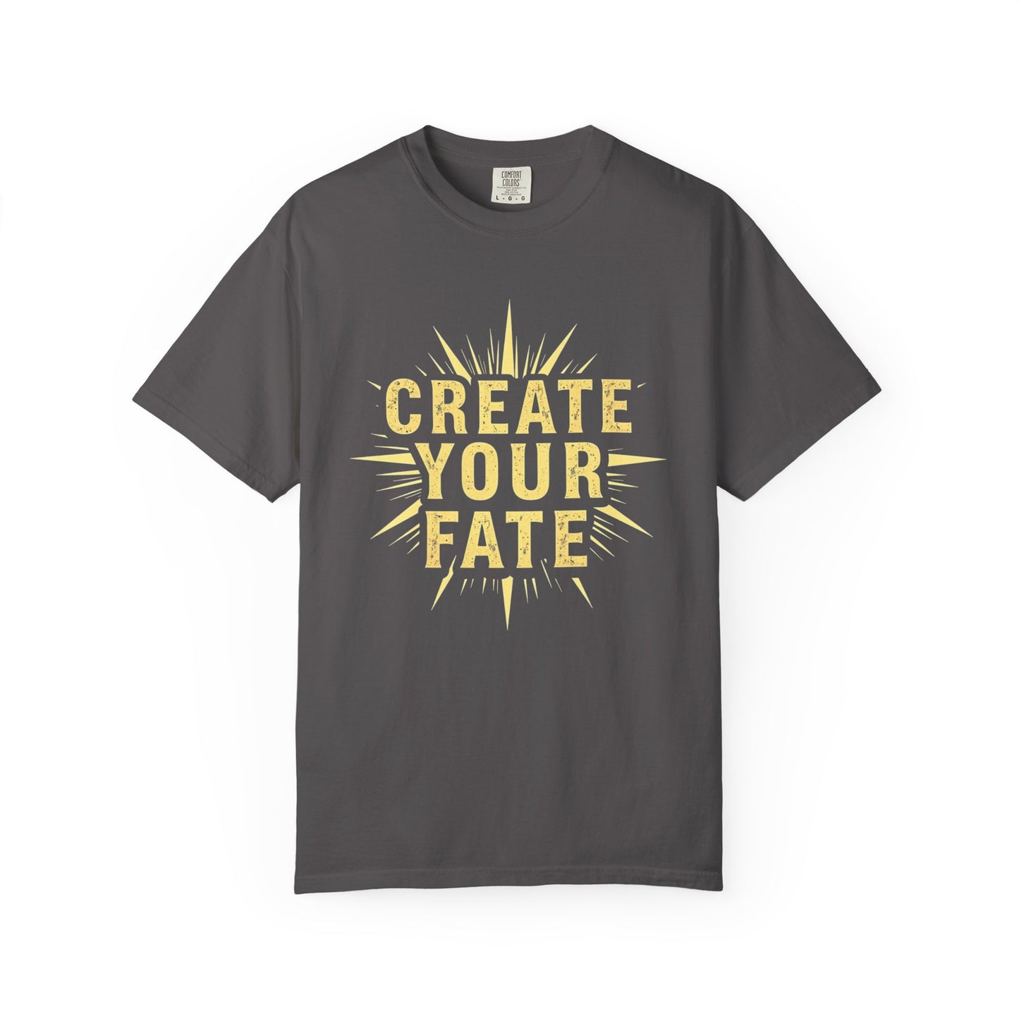 Unisex Garment-Dyed T-Shirt - 'Create Your Fate' Inspirational Tee, Motivational Shirt for Dreamers, Gift for Friends, Casual Wear, [...]