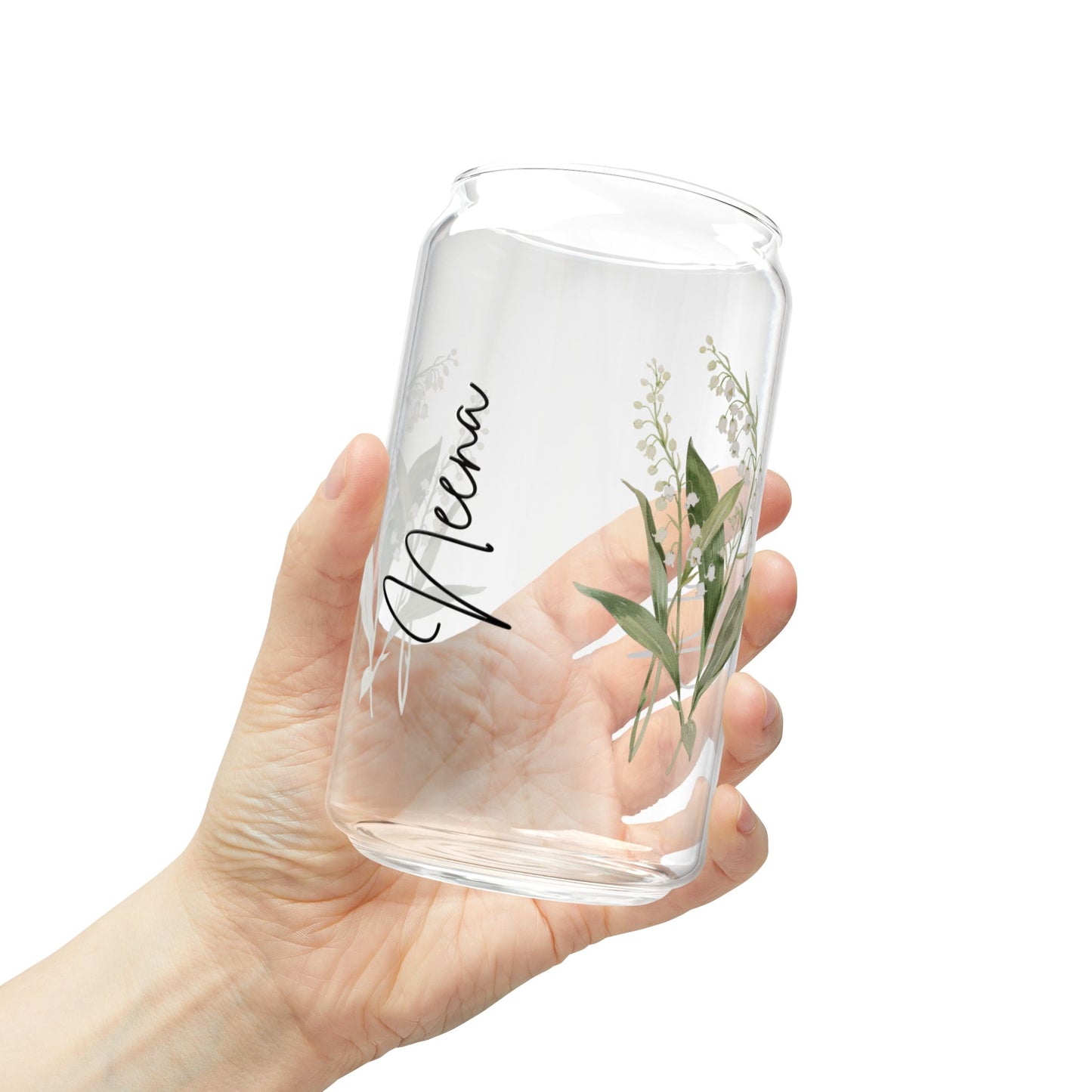 Stylish Sipper Glass with Floral Design, 16oz Glass Water Bottle, Eco-Friendly Beverage Container, Unique Gift for Nature Lovers, [...]
