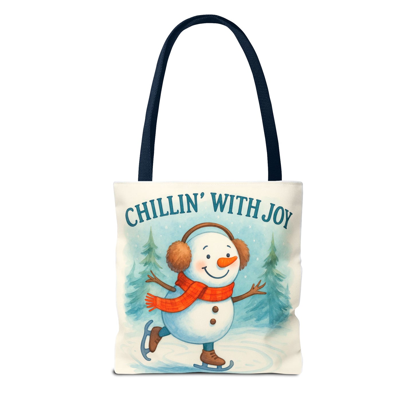 Chillin' With Joy Holiday Tote Bag