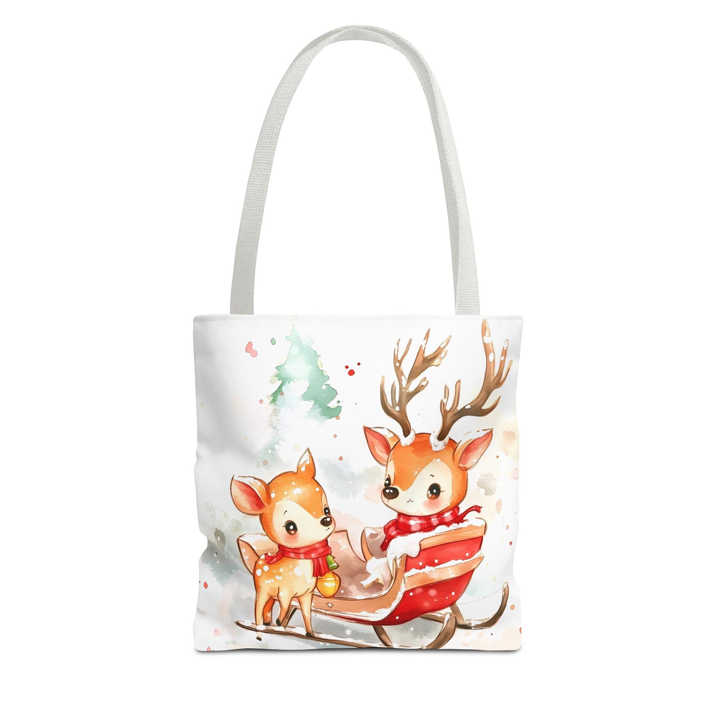 Christmas Deer Tote Bag