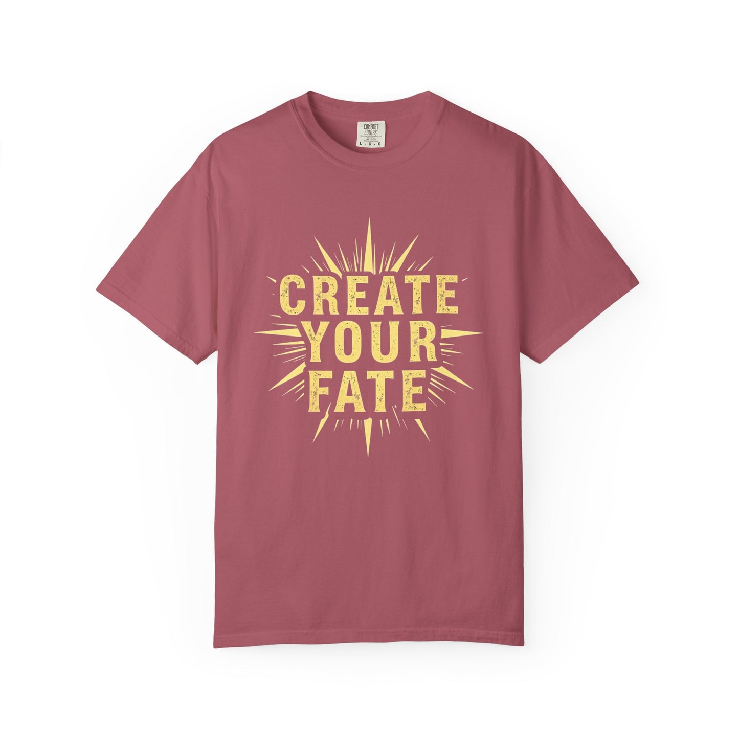 Unisex Garment-Dyed T-Shirt - 'Create Your Fate' Inspirational Tee, Motivational Shirt for Dreamers, Gift for Friends, Casual Wear, [...]