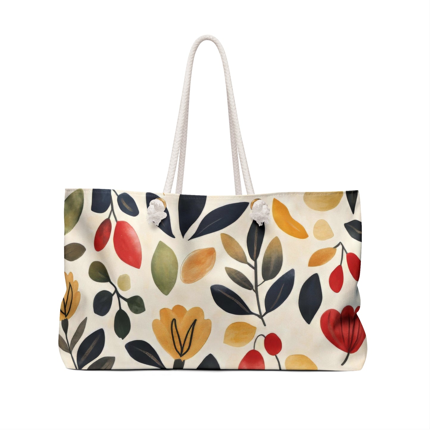 Floral Weekender Bag, Travel Bag, Beach Tote, Gym Bag, Weekend Getaway, Stylish Tote