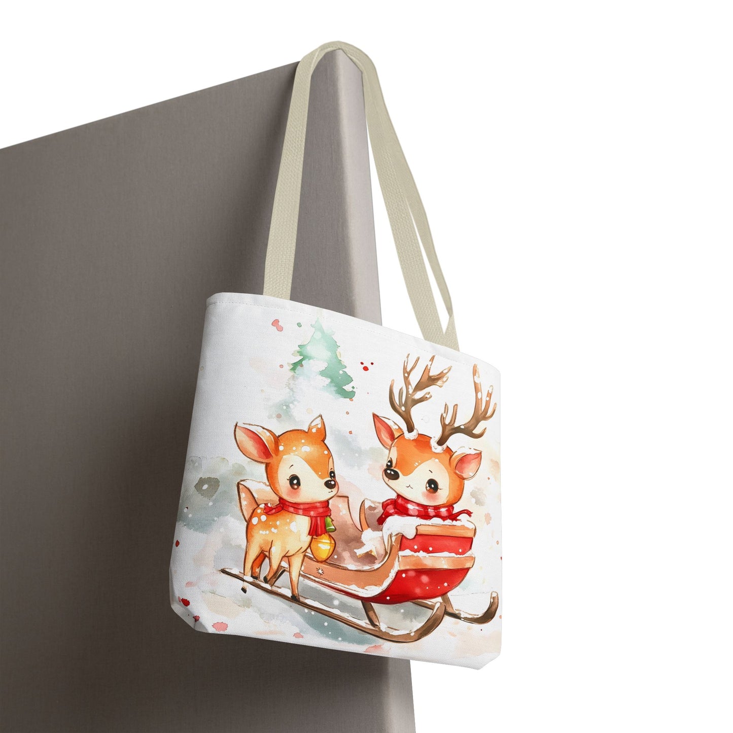 Christmas Deer Tote Bag