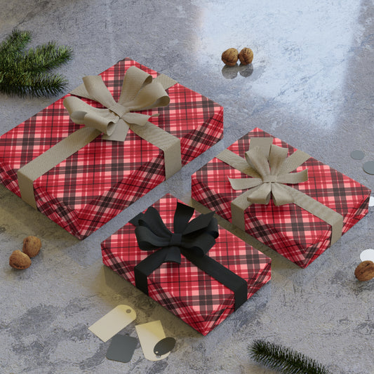 Plaid Gift Wrapping Paper Roll, Holiday Wrap, Birthday Gifts, Christmas Decor, Eco-Friendly Gift Wrap, Rustic Party Supplies, Seasonal [...]