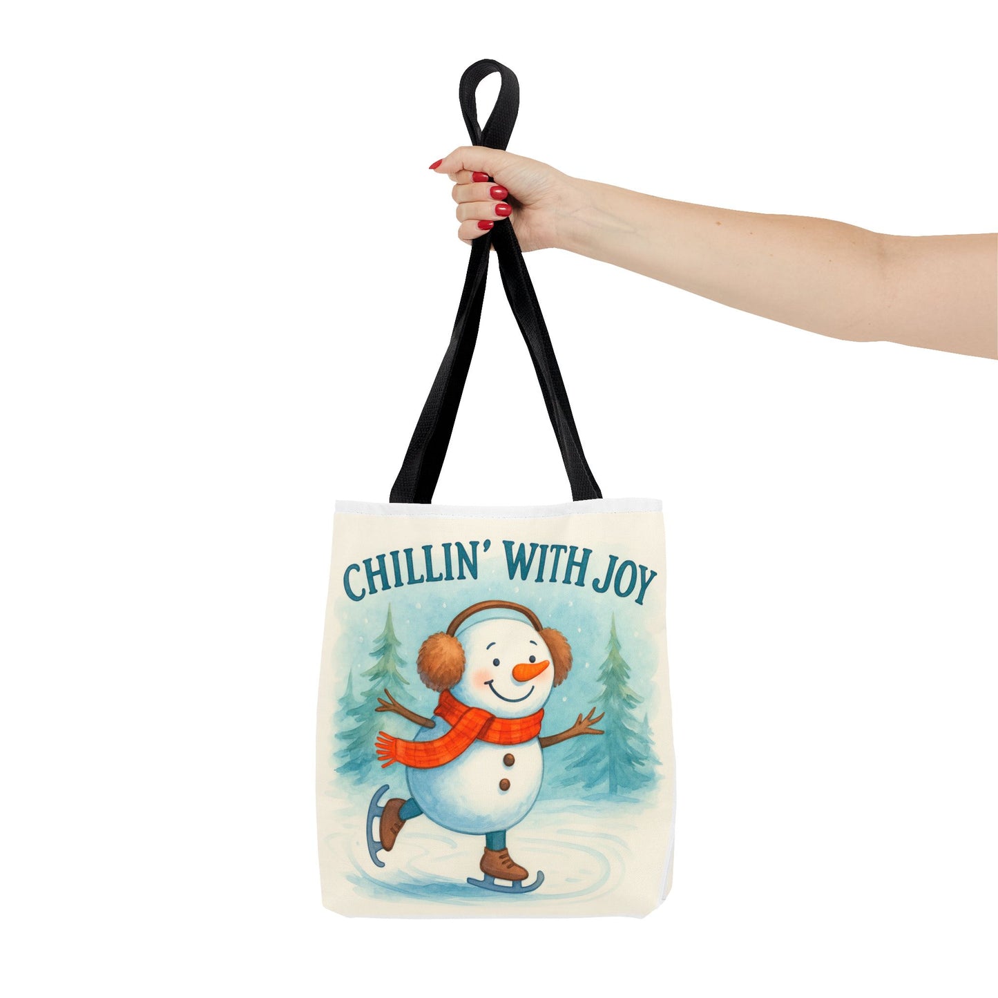 Chillin' With Joy Holiday Tote Bag