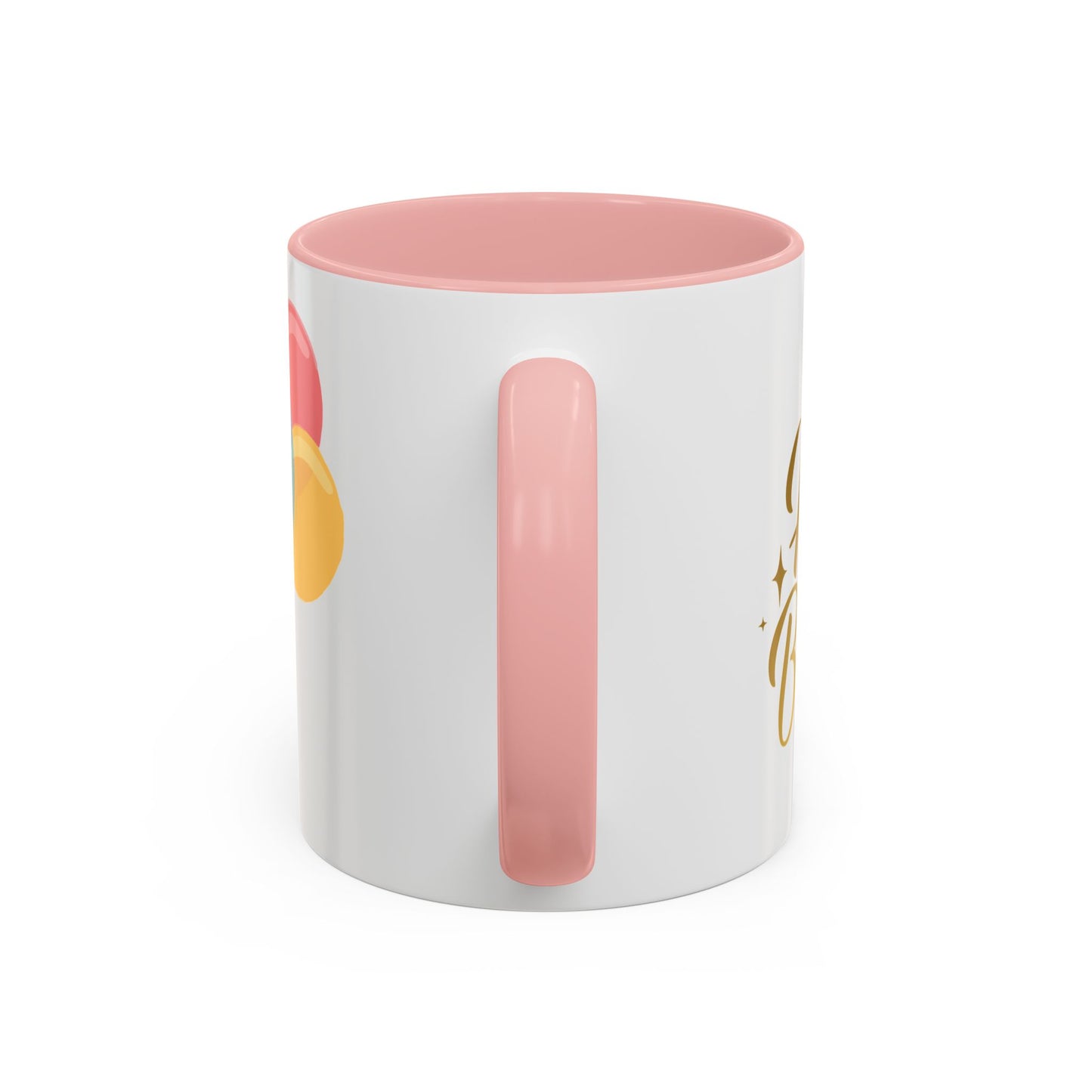 Happy Birthday Accent Coffee Mug - Cute Dinosaur with Balloons - Fun Celebration Drinkware
